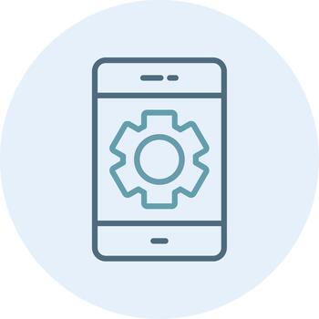 binario código agudo borde visual formar vector