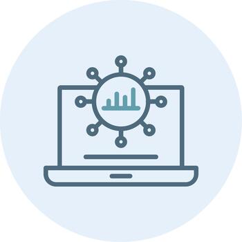 aprendizaje brillante plano obra de arte icono vector