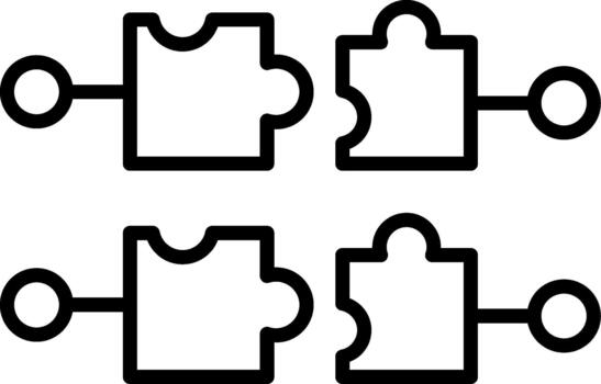 Problem Solving Element Design Icon vector