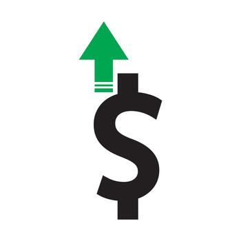 Price decrease and increase symbol.. vector