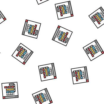 program hierarchy seamless pattern vector