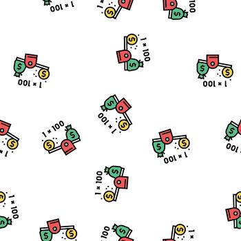 leverage help seamless pattern vector