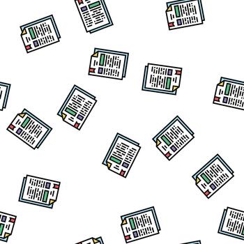 protocolo documento sin costura modelo vector