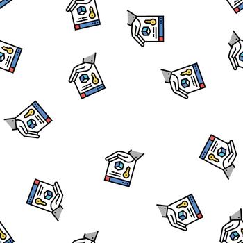 security digital processing seamless pattern vector