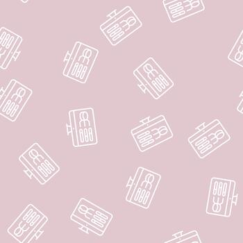 model selection digital processing line seamless pattern vector