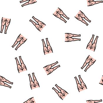cellulite problem seamless pattern vector