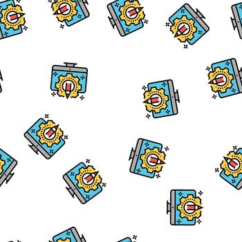 creatividad proceso ugc sin costura modelo vector
