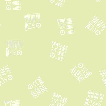 software desarrollando línea sin costura modelo vector