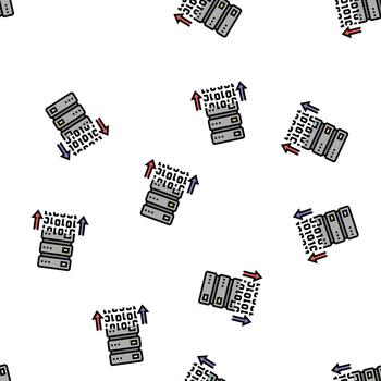 datos seguridad sin costura modelo vector