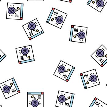 fraud internet problem seamless pattern vector