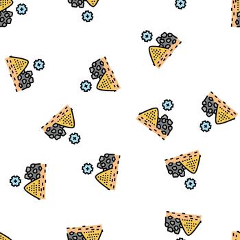 mining processing seamless pattern vector