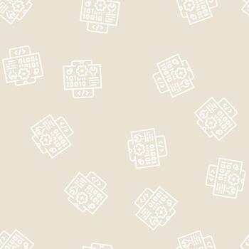 application development line seamless pattern vector