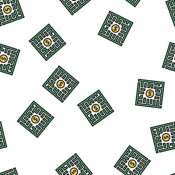 search solution seamless pattern vector