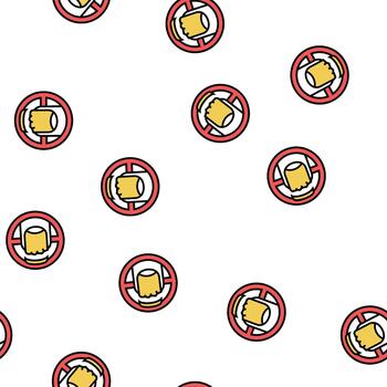 bite nails seamless pattern vector