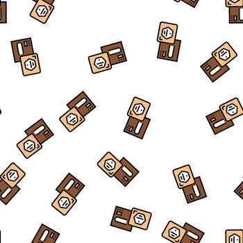 solid shampoo seamless pattern vector