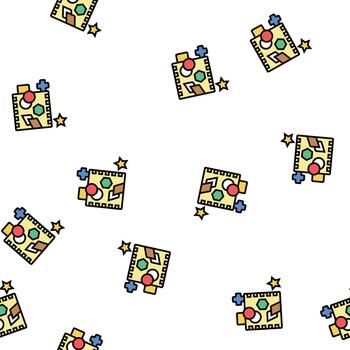 shape sorting seamless pattern vector