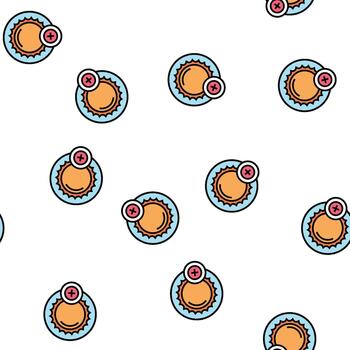 avoid sun seamless pattern vector