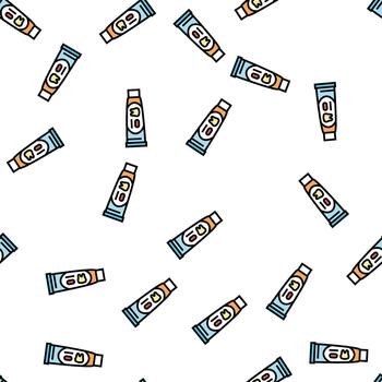 toothpaste seamless pattern vector