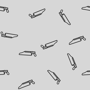 bone saw seamless pattern vector
