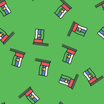 map flag seamless pattern vector