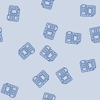 css file format document line seamless pattern vector