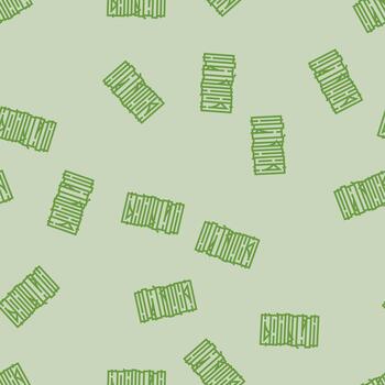 stack paper document line seamless pattern vector