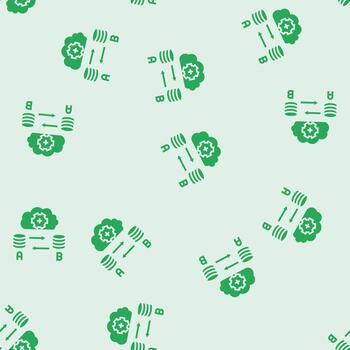 replication database glyph seamless pattern vector