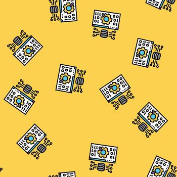 data validation database seamless pattern vector
