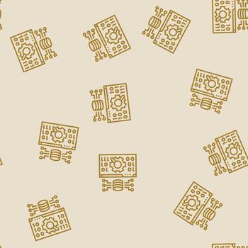data validation database line seamless pattern vector