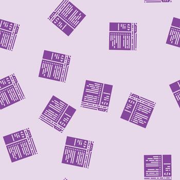 database scripts glyph seamless pattern vector