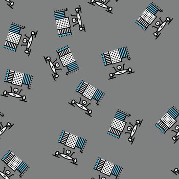 zumbido cartografía sin costura modelo vector