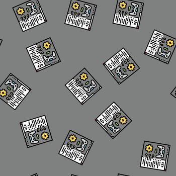 programación juego desarrollo sin costura modelo vector