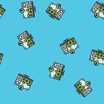 optimization game development seamless pattern vector