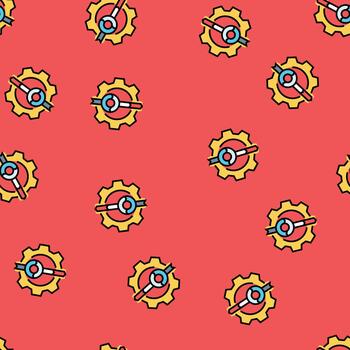 rapid application development software seamless pattern vector