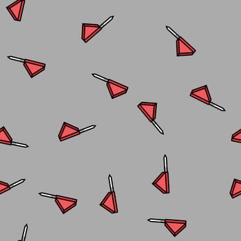flag pointer map location seamless pattern vector