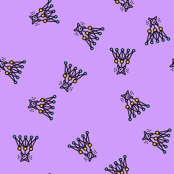 algorithm quantum technology seamless pattern vector
