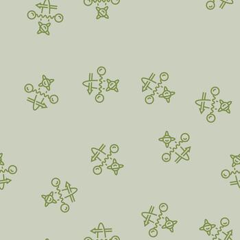 gate quantum technology line seamless pattern vector