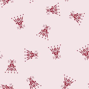 algorithm quantum technology glyph seamless pattern vector