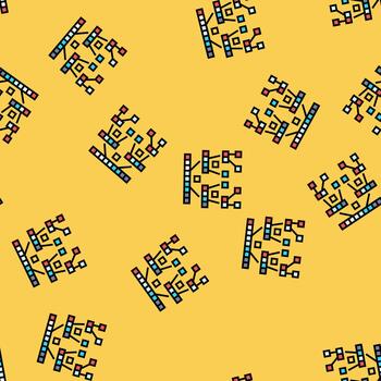 quicksort algorithm seamless pattern vector