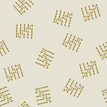 bubble sort algorithm glyph seamless pattern vector