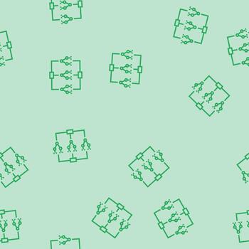random forest algorithm line seamless pattern vector