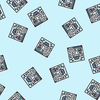 search algorithm seo seamless pattern vector