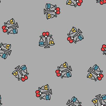 perception value consumer behavior seamless pattern vector