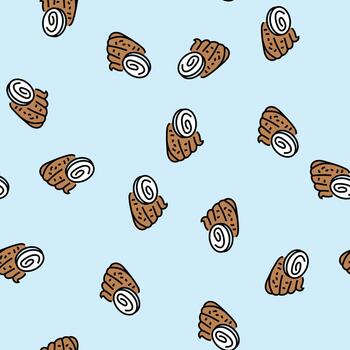 infested stool sample seamless pattern vector