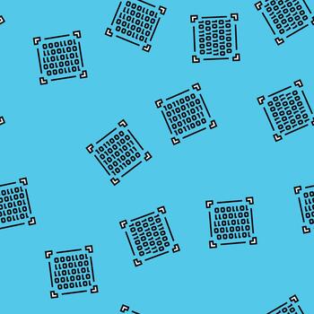 binario código grande datos sin costura modelo vector