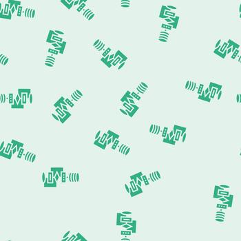 algoritmo grande datos glifo sin costura modelo vector