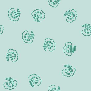 bandwidth cloud computing line seamless pattern vector