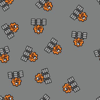 high performance computing seamless pattern vector