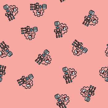 hyperparameter tuning machine learning seamless pattern vector