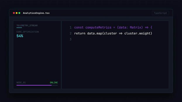 codificação interface - uma programadores área de trabalho com código e progresso bar. video